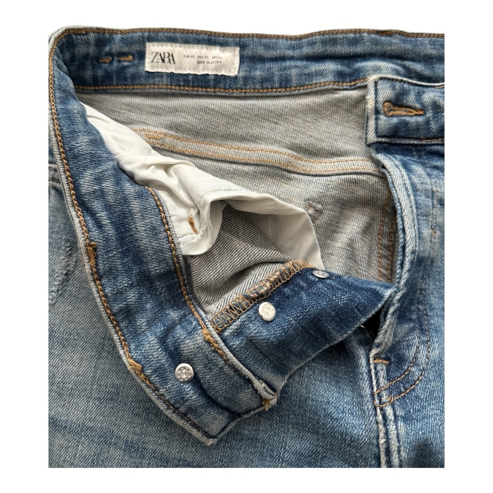 Zara Men's Light Blue Denim Jeans